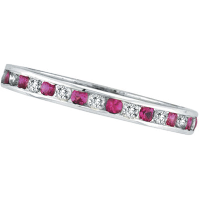Diamond and Emerald Eternity Ring