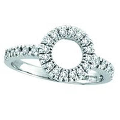 Diamond Circle Ring