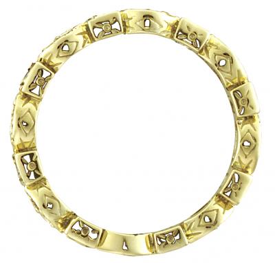 Tsavorite Eternity Band