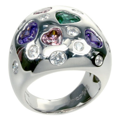 Glam - Multicolor CZ Ring