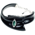 Isabelle - Black Resin with CZ Necklace