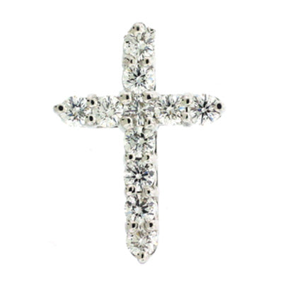 Diamond Cross Pendant with Chain