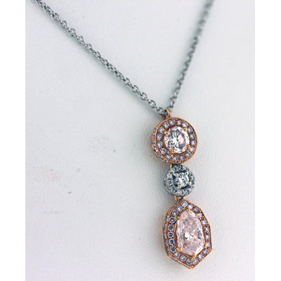 Light Pink Diamond Pendant
