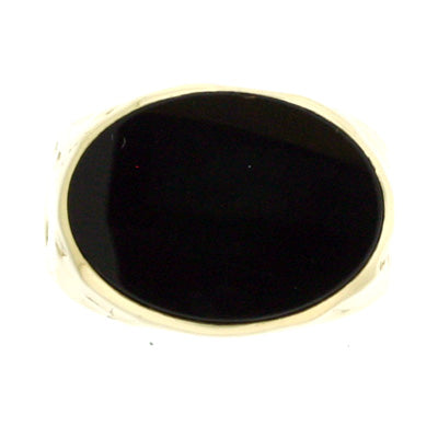 Pre-Owned Onyx Ring in 14Karat Yellow Gold