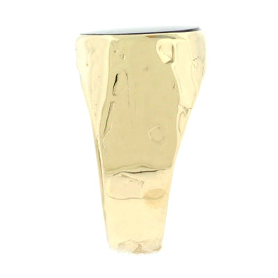 Pre-Owned Onyx Ring in 14Karat Yellow Gold