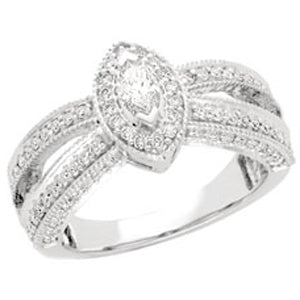 Bridal Antique Style Engagement Ring