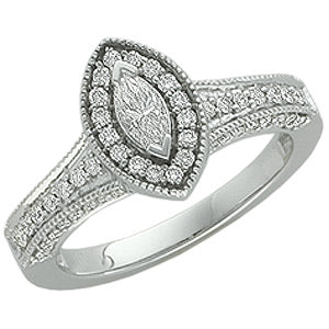 Bridal Antique Style Engagement Ring