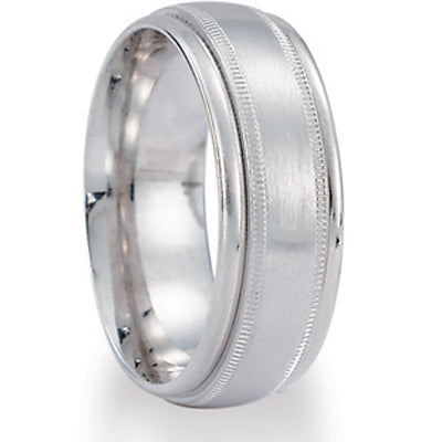 Milgrain Wedding Band