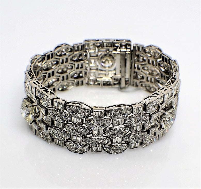 Rosanna , elegant Platinum Finish American Diamond Bracelet for Women- –  www.soosi.co.in