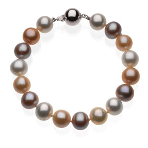 Freshwater Dyed Multi-Color Cultured Pearl Bracelet